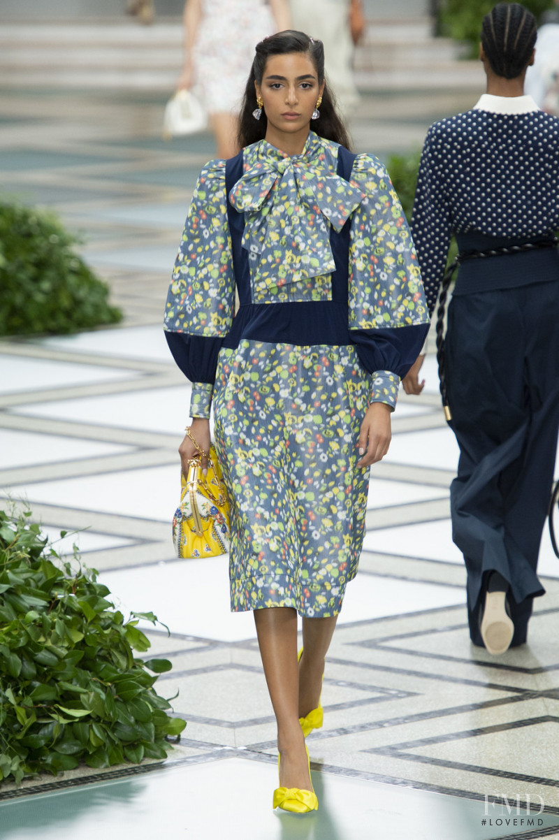Nora Attal featured in  the Tory Burch fashion show for Spring/Summer 2020