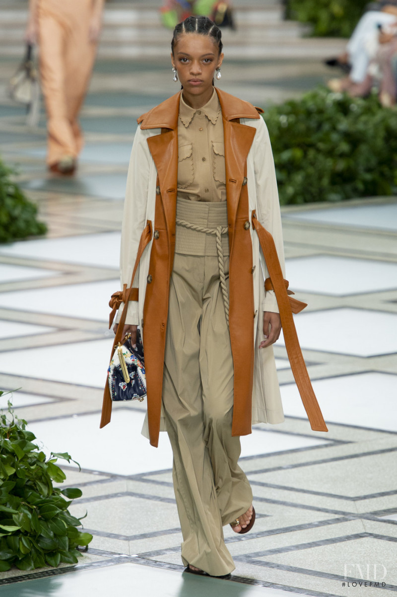 Kukua Williams featured in  the Tory Burch fashion show for Spring/Summer 2020