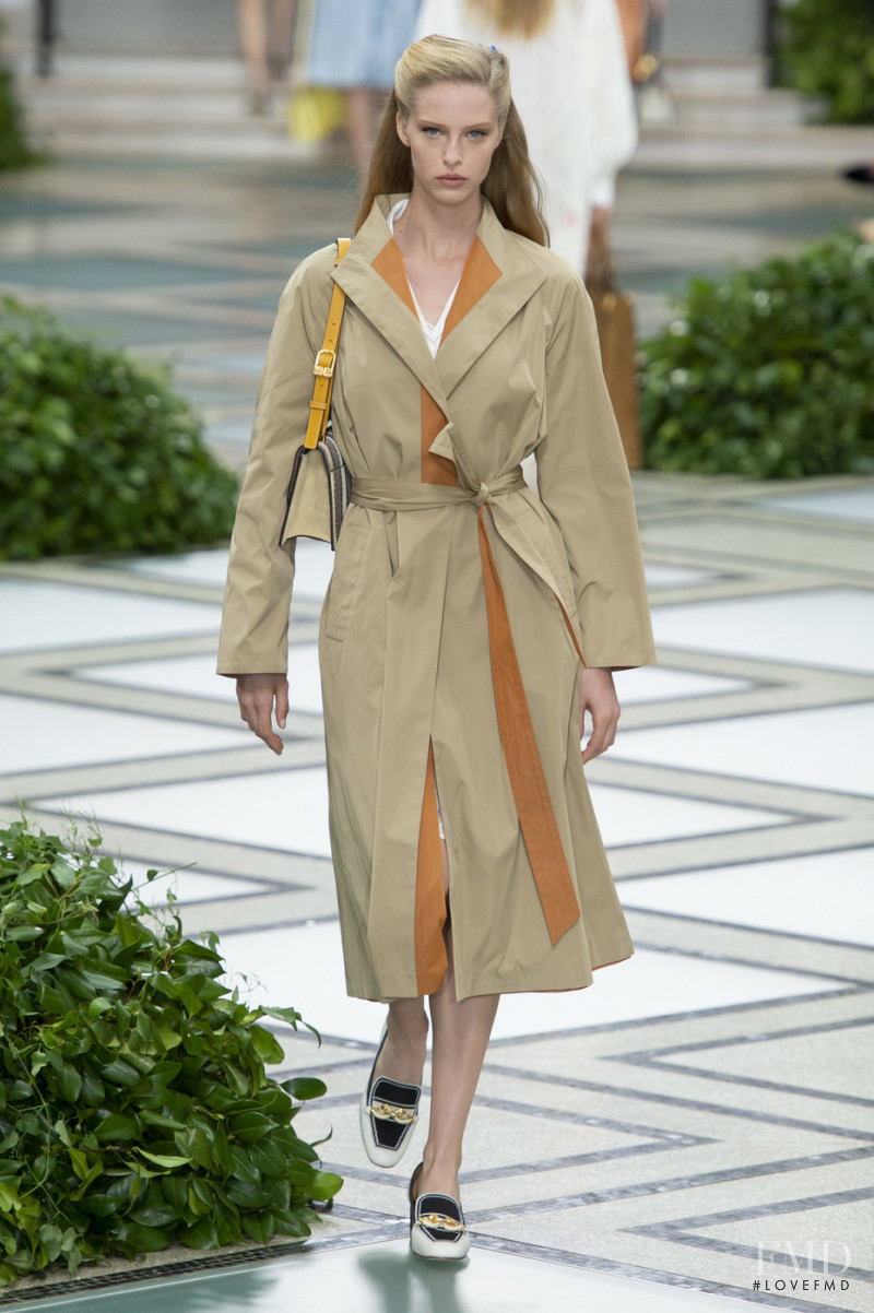 Abby Champion featured in  the Tory Burch fashion show for Spring/Summer 2020