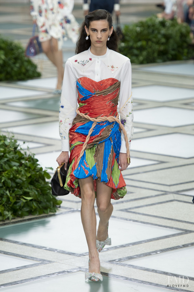Cyrielle Lalande featured in  the Tory Burch fashion show for Spring/Summer 2020