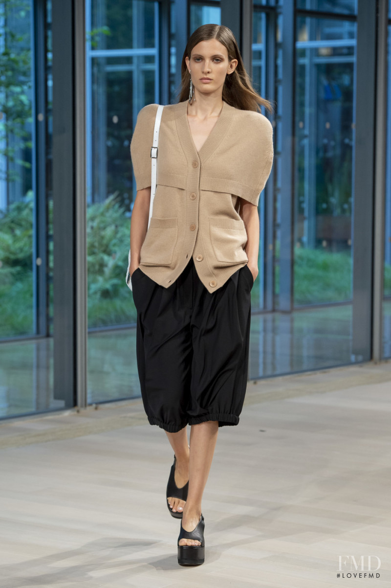 Louise Lefebure featured in  the Tibi fashion show for Spring/Summer 2020