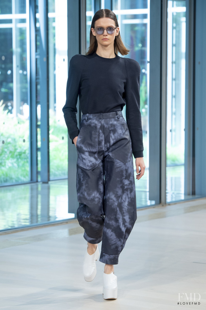 Daniela Kocianova featured in  the Tibi fashion show for Spring/Summer 2020