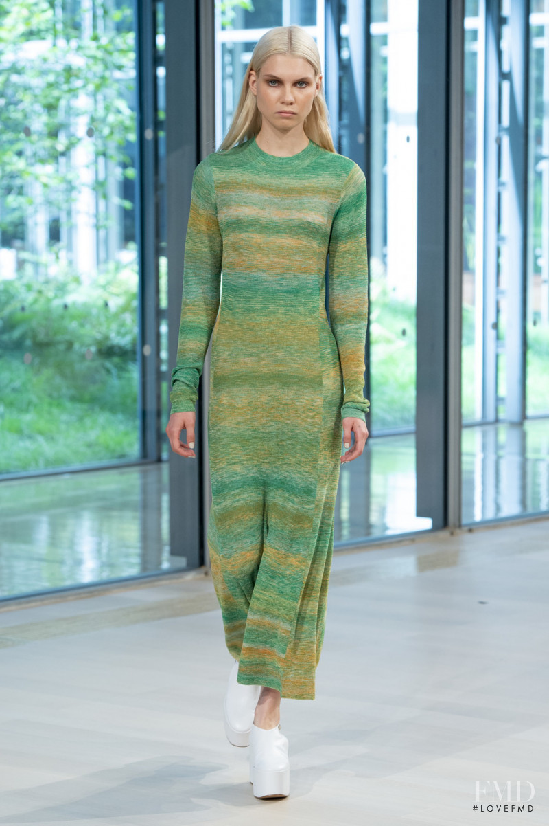Natasha Surkova featured in  the Tibi fashion show for Spring/Summer 2020