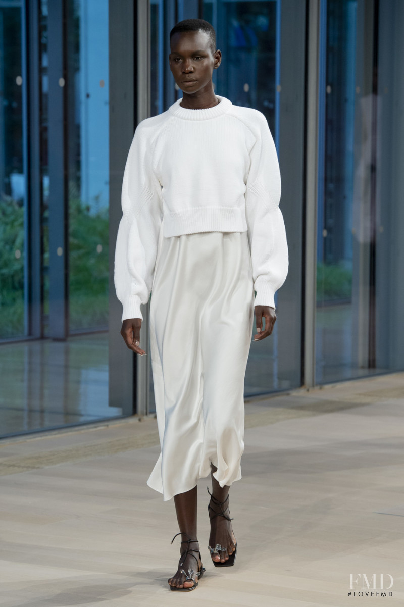 Adot Gak featured in  the Tibi fashion show for Spring/Summer 2020