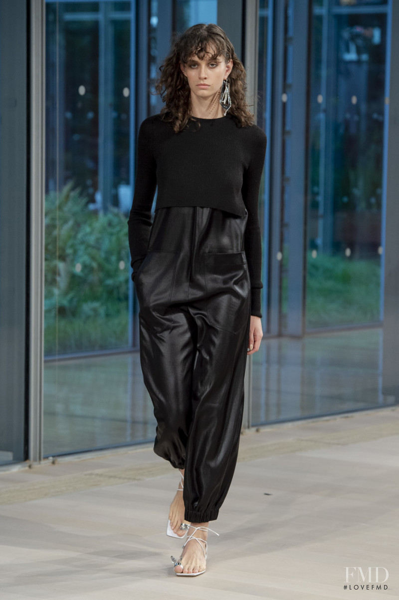Marylou Moll featured in  the Tibi fashion show for Spring/Summer 2020