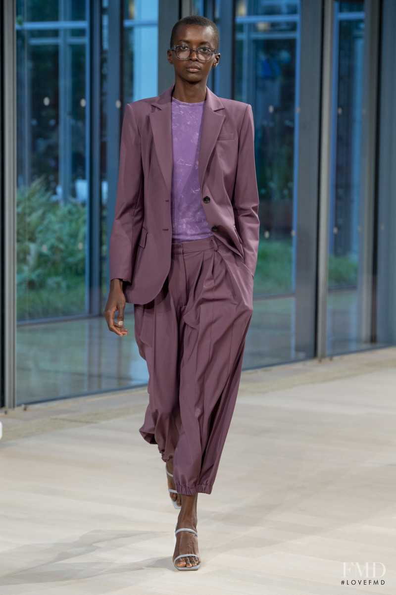 Amira Pinheiro featured in  the Tibi fashion show for Spring/Summer 2020