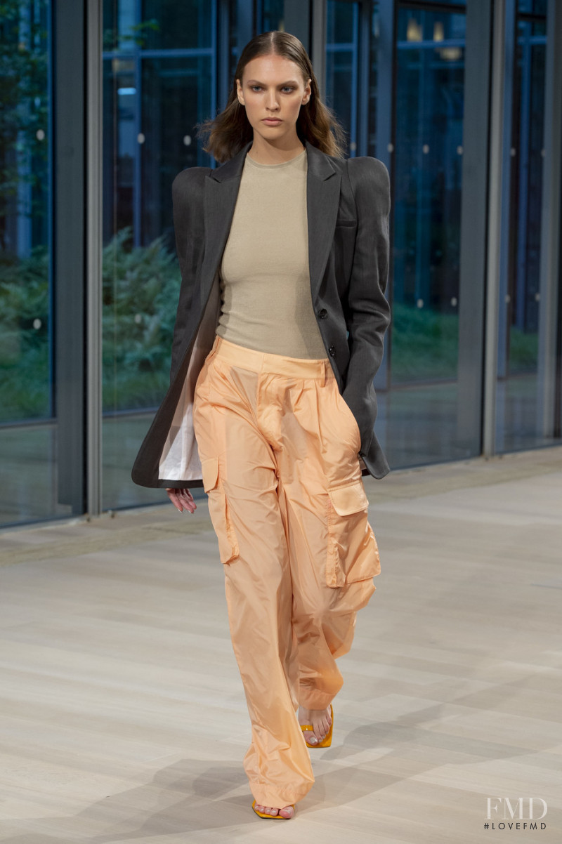 Maggie Jablonski featured in  the Tibi fashion show for Spring/Summer 2020