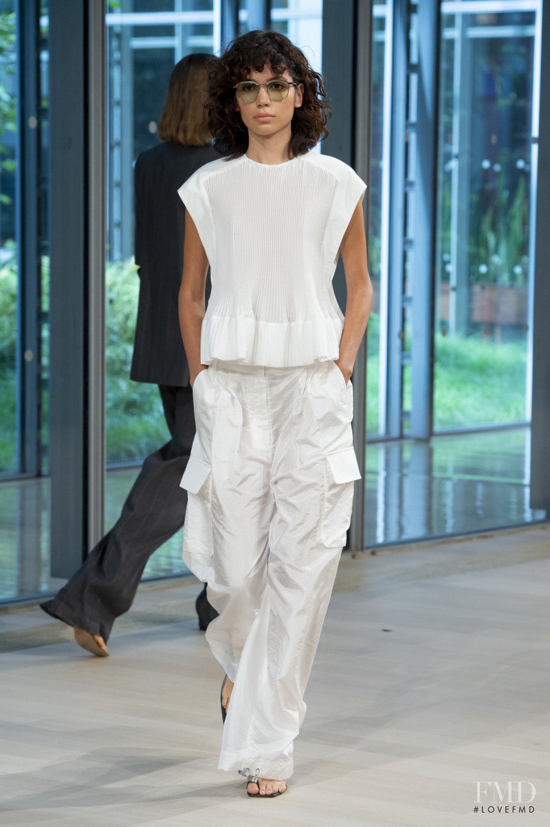 Ines Lopez featured in  the Tibi fashion show for Spring/Summer 2020