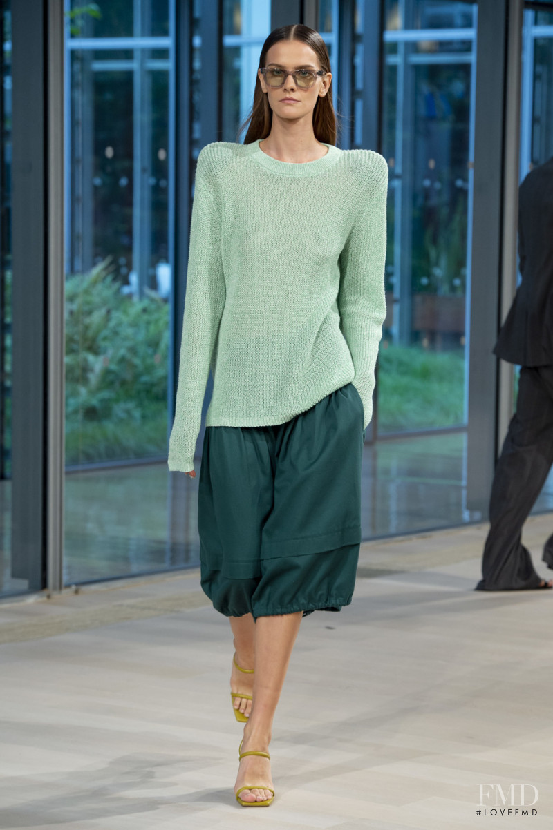 Magdalena Chachlica featured in  the Tibi fashion show for Spring/Summer 2020