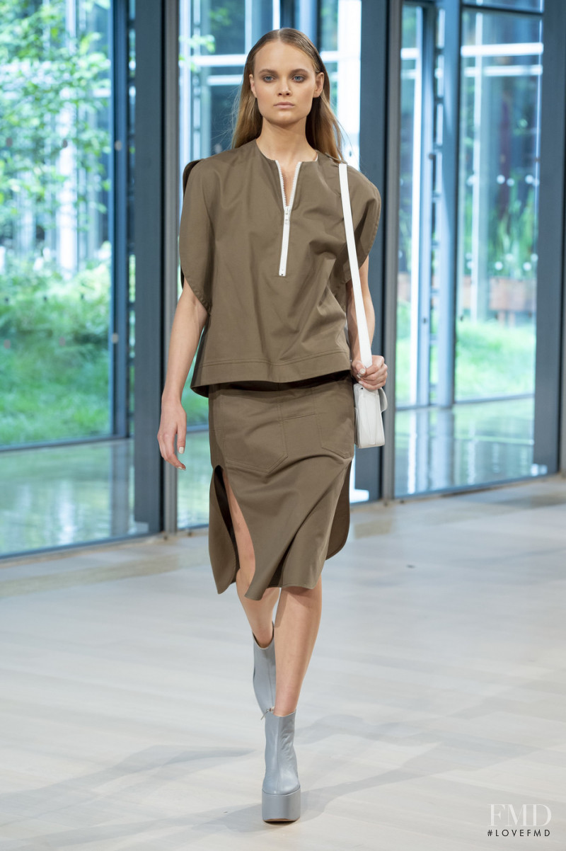 Valou Weemering featured in  the Tibi fashion show for Spring/Summer 2020