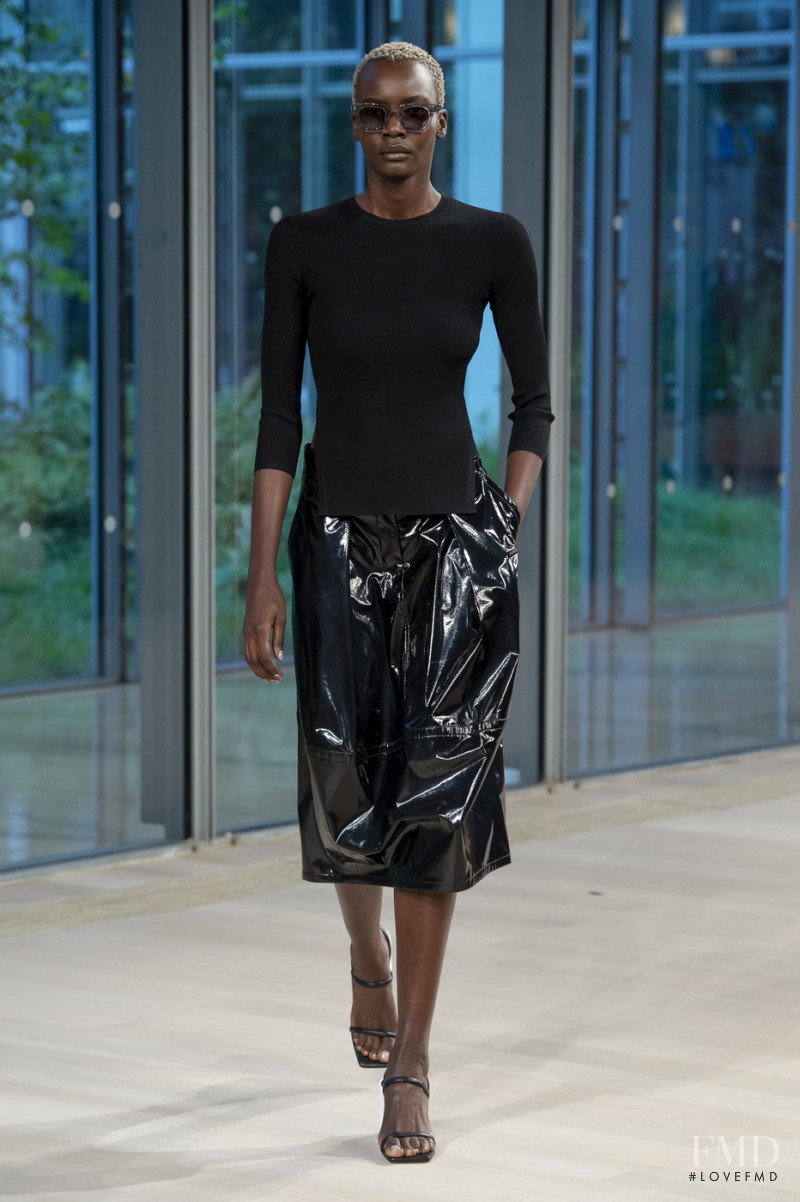 Tricia Akello featured in  the Tibi fashion show for Spring/Summer 2020