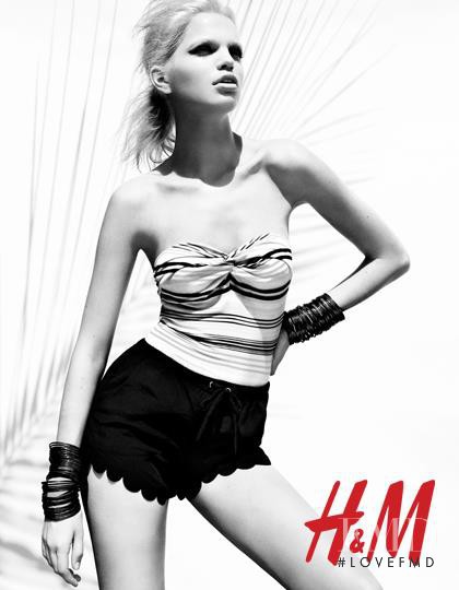 Daphne Groeneveld featured in  the H&M advertisement for Spring/Summer 2012