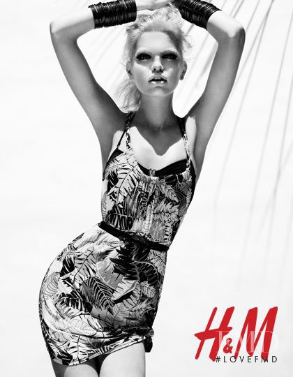 Daphne Groeneveld featured in  the H&M advertisement for Spring/Summer 2012