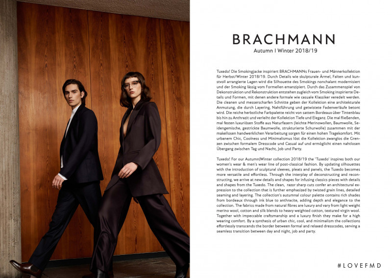 Brachmann lookbook for Autumn/Winter 2018