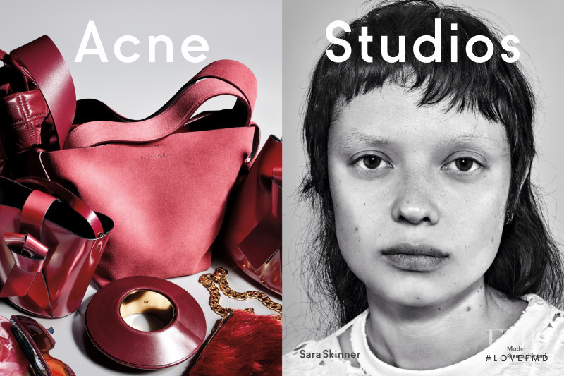 Acne Studios advertisement for Fall 2019