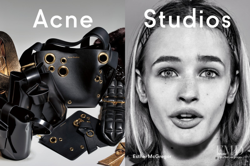 Acne Studios advertisement for Fall 2019