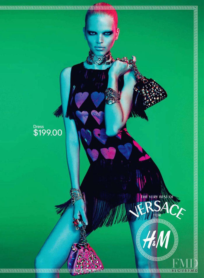 Daphne Groeneveld featured in  the H&M by Versace advertisement for Autumn/Winter 2011