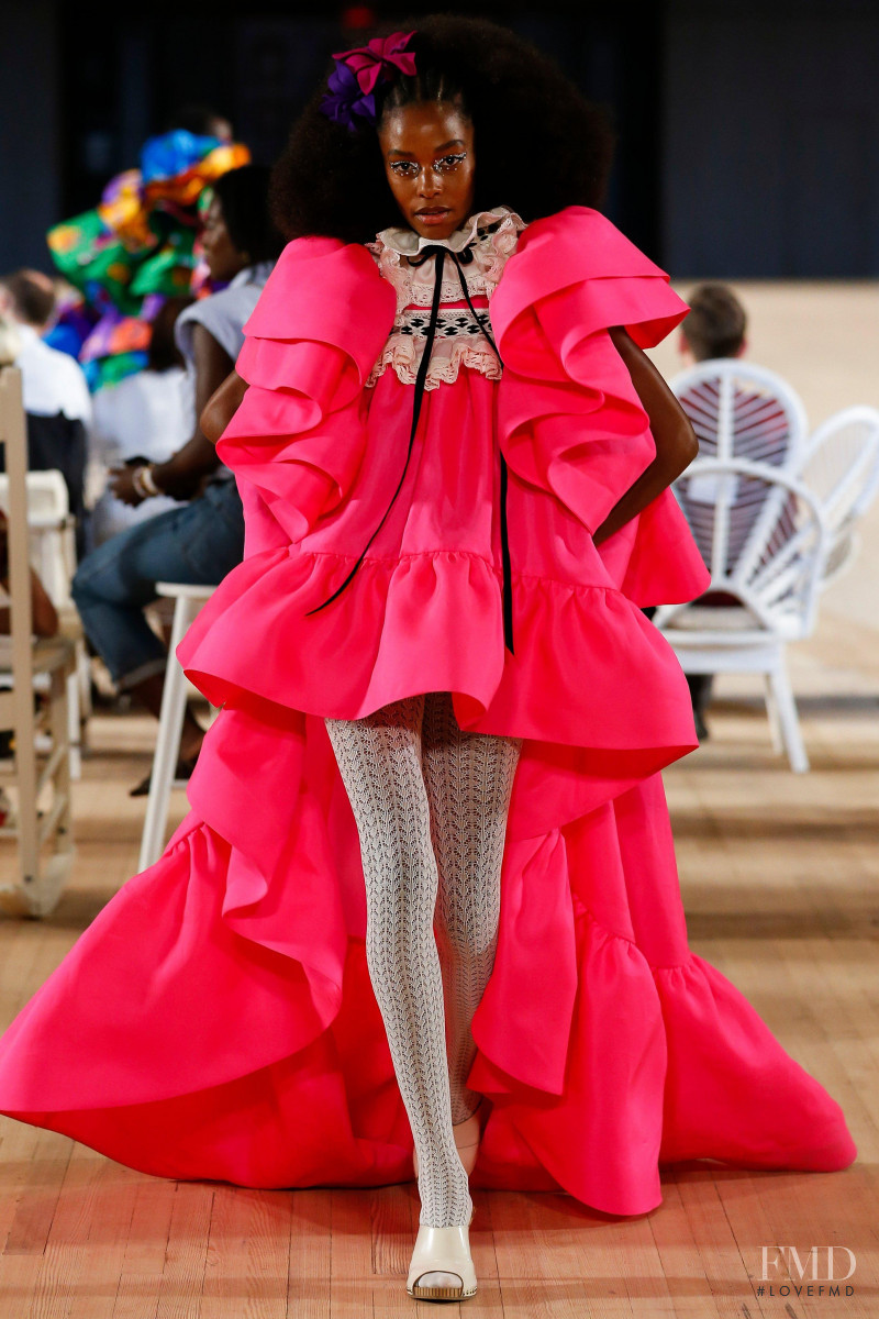 Karly Loyce featured in  the Marc Jacobs fashion show for Spring/Summer 2020