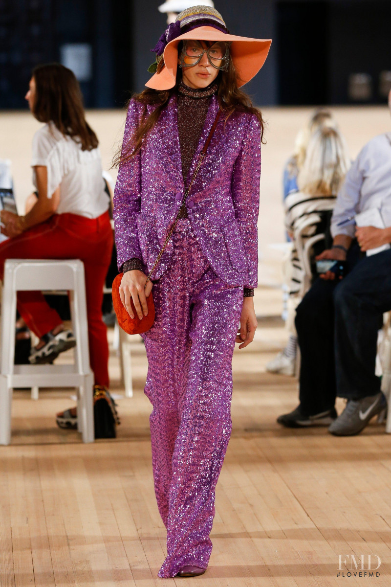 Dasha Shevik featured in  the Marc Jacobs fashion show for Spring/Summer 2020
