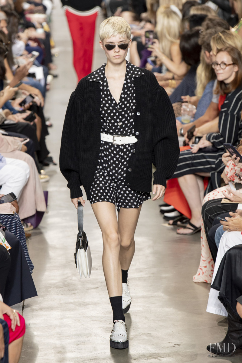 Maike Inga featured in  the Michael Kors Collection fashion show for Spring/Summer 2020
