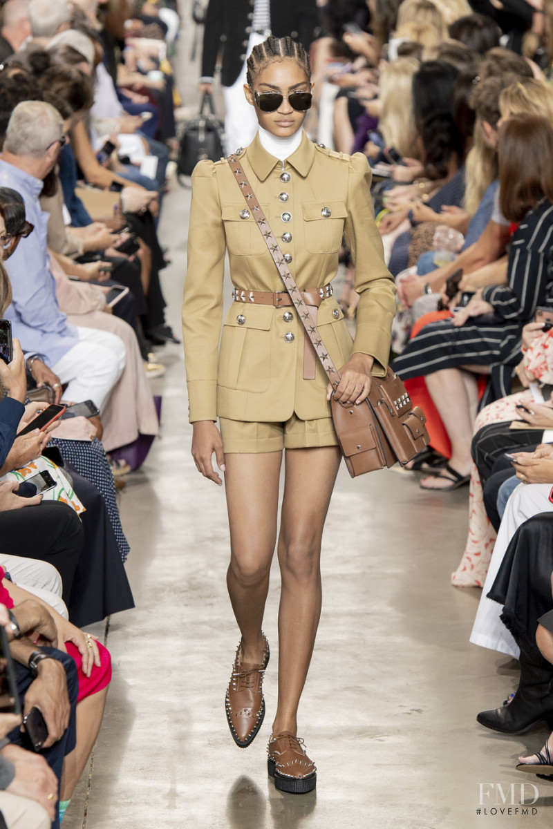 Anyelina Rosa featured in  the Michael Kors Collection fashion show for Spring/Summer 2020