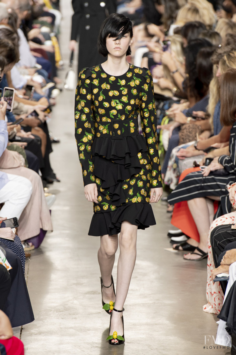 Sofia Steinberg featured in  the Michael Kors Collection fashion show for Spring/Summer 2020