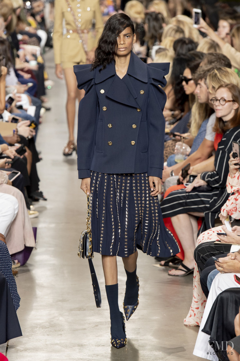 Annibelis Baez featured in  the Michael Kors Collection fashion show for Spring/Summer 2020