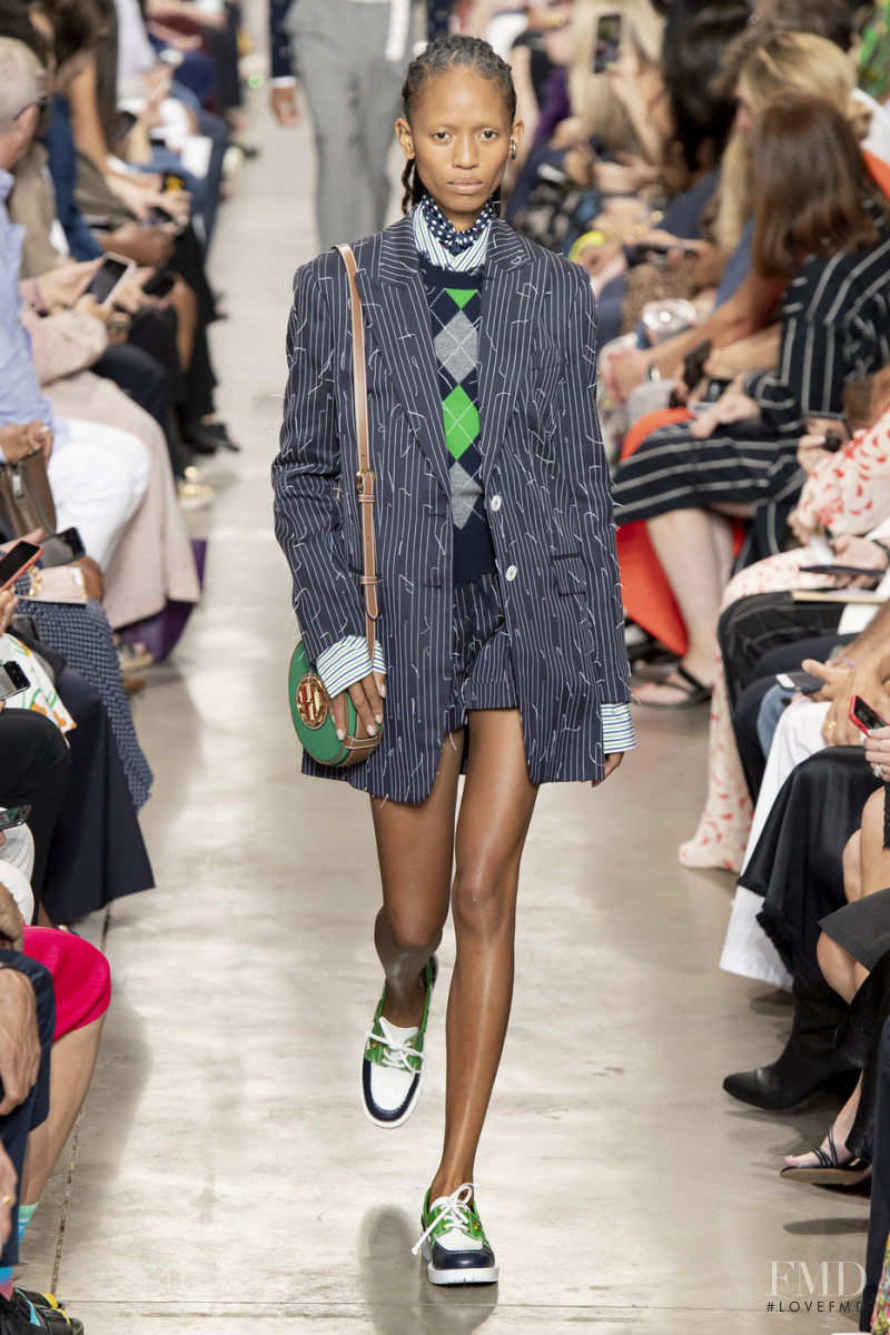 Adesuwa Aighewi featured in  the Michael Kors Collection fashion show for Spring/Summer 2020