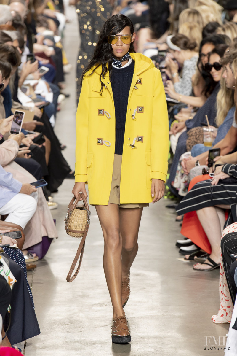 Jordan Daniels featured in  the Michael Kors Collection fashion show for Spring/Summer 2020