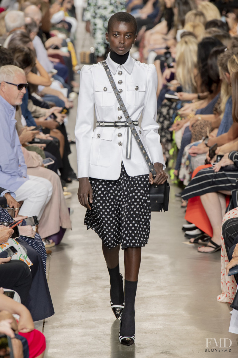 Amira Pinheiro featured in  the Michael Kors Collection fashion show for Spring/Summer 2020