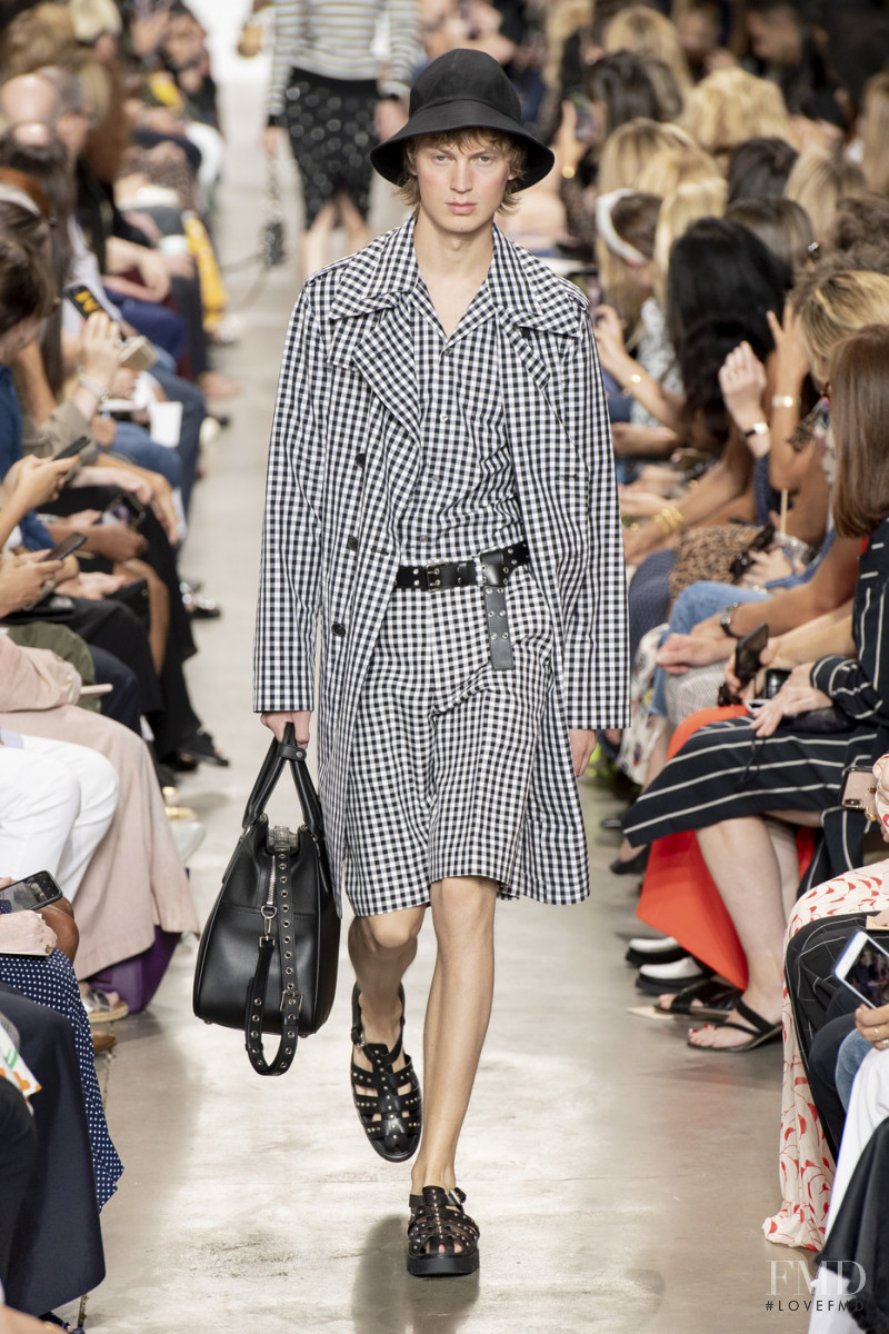 Jonas Glöer featured in  the Michael Kors Collection fashion show for Spring/Summer 2020