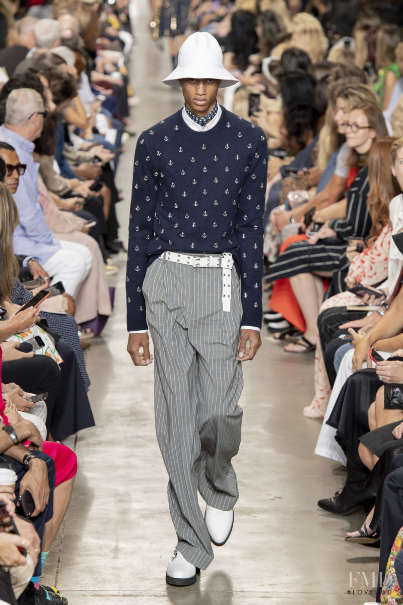 Romaine Dixon featured in  the Michael Kors Collection fashion show for Spring/Summer 2020