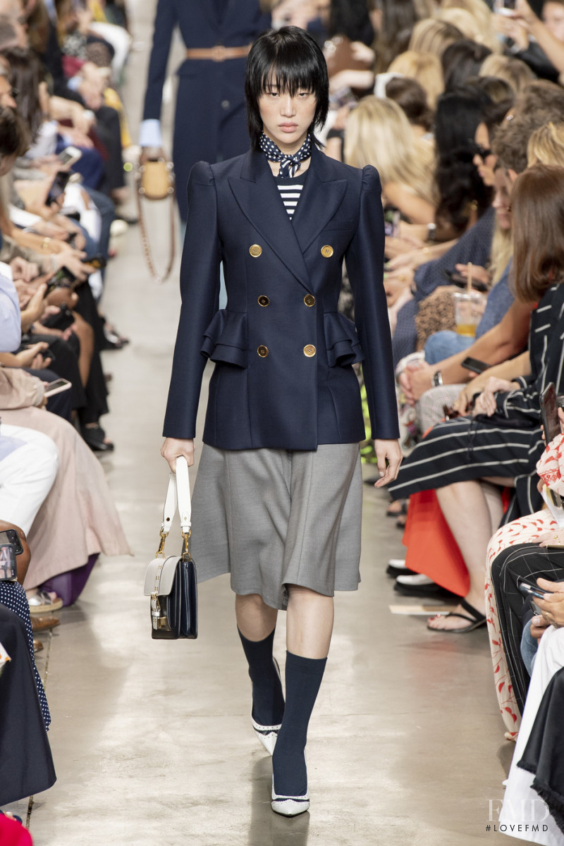 So Ra Choi featured in  the Michael Kors Collection fashion show for Spring/Summer 2020