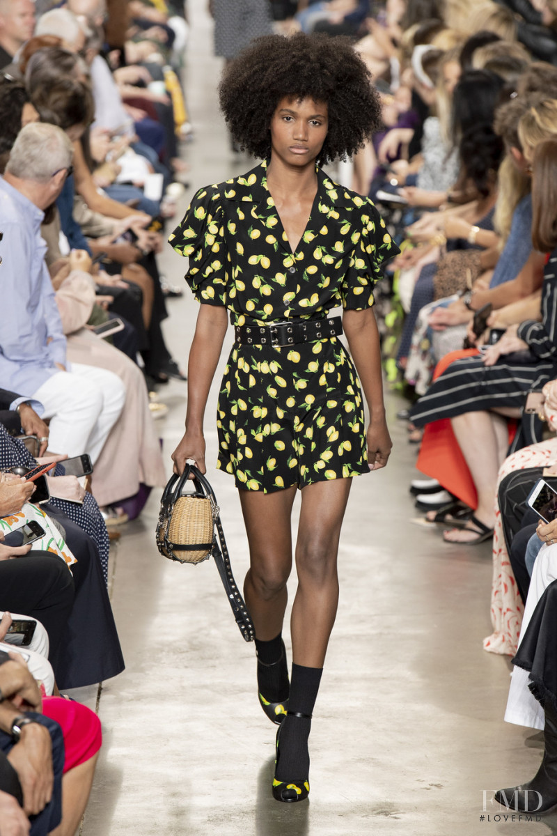 Ambar Cristal Zarzuela featured in  the Michael Kors Collection fashion show for Spring/Summer 2020