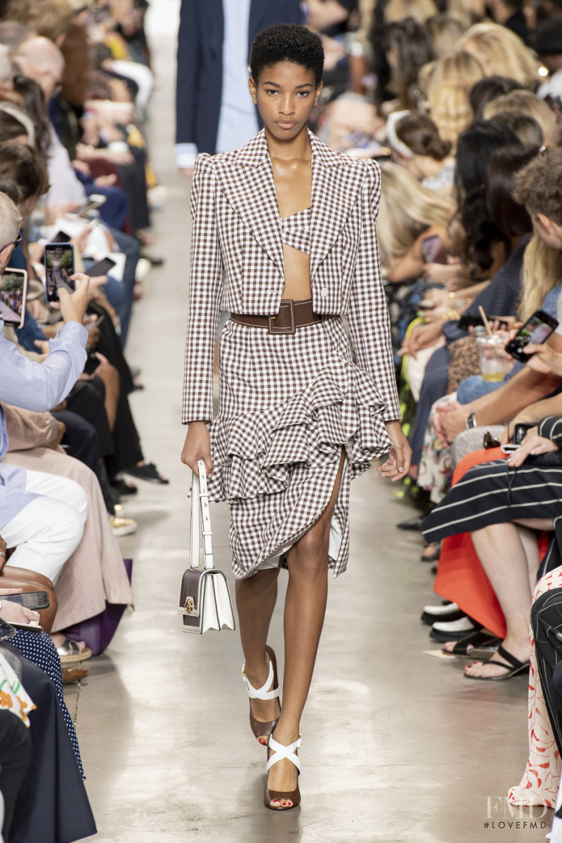 Naomi Chin Wing featured in  the Michael Kors Collection fashion show for Spring/Summer 2020