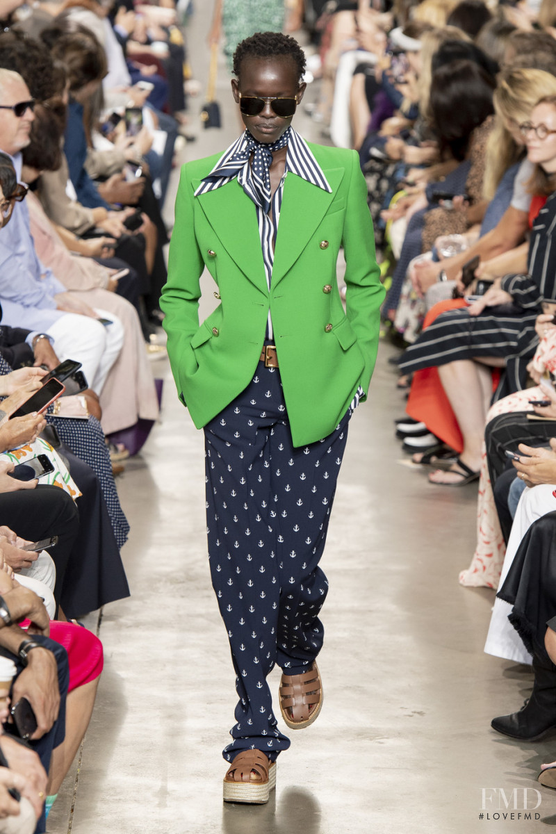 Shanelle Nyasiase featured in  the Michael Kors Collection fashion show for Spring/Summer 2020