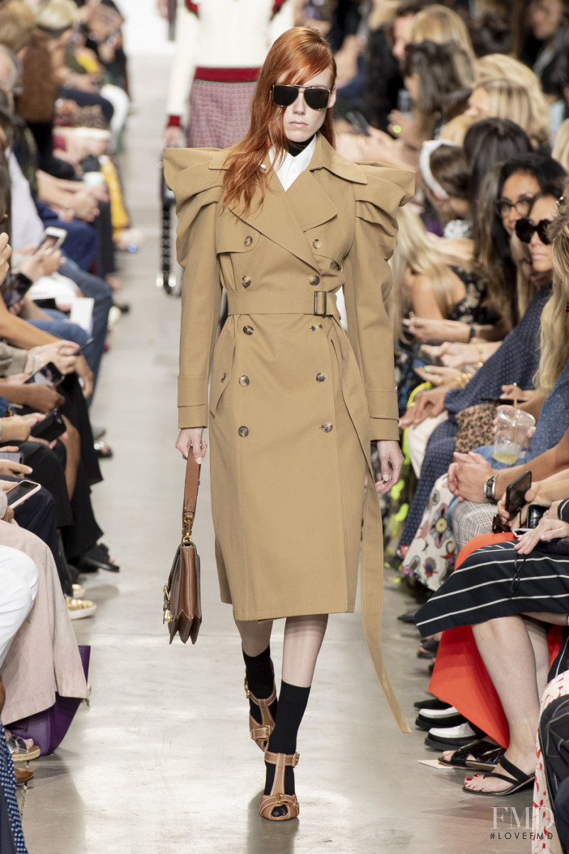 Kiki Willems featured in  the Michael Kors Collection fashion show for Spring/Summer 2020