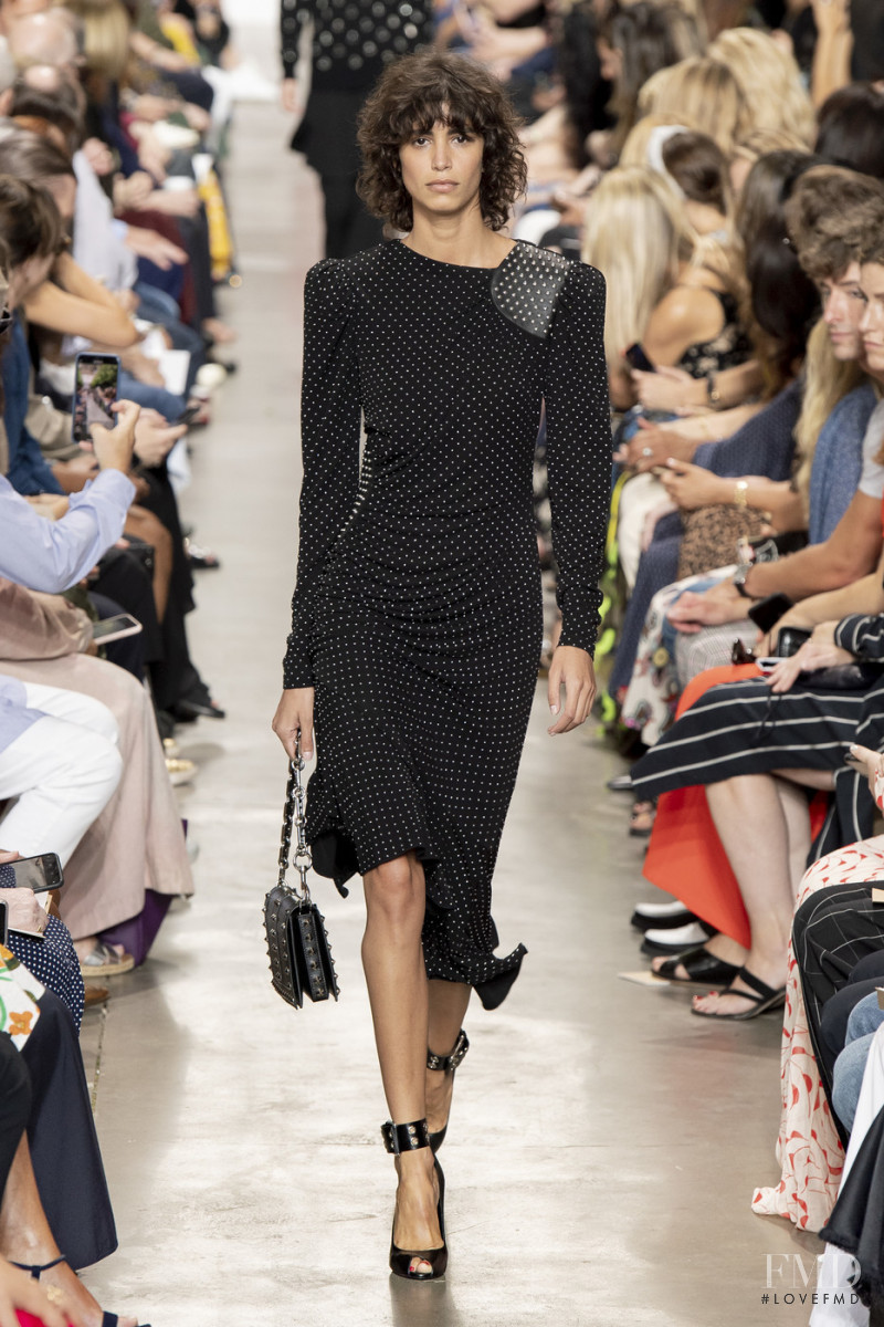 Mica Arganaraz featured in  the Michael Kors Collection fashion show for Spring/Summer 2020