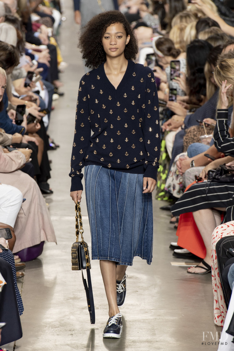 Selena Forrest featured in  the Michael Kors Collection fashion show for Spring/Summer 2020