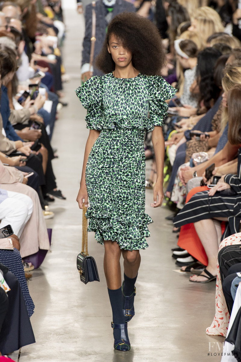 Kukua Williams featured in  the Michael Kors Collection fashion show for Spring/Summer 2020