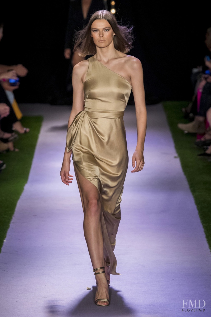 Cara Taylor featured in  the Brandon Maxwell fashion show for Spring/Summer 2020