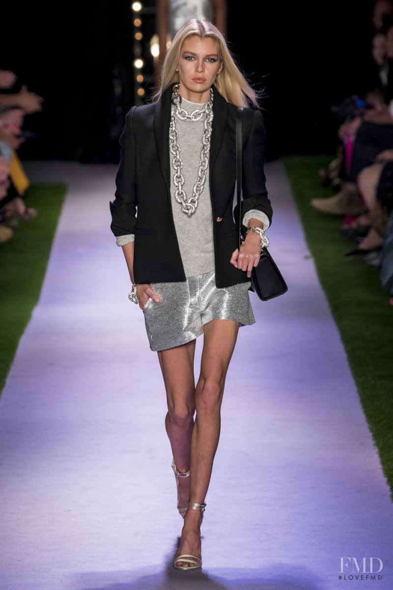 Stella Maxwell featured in  the Brandon Maxwell fashion show for Spring/Summer 2020