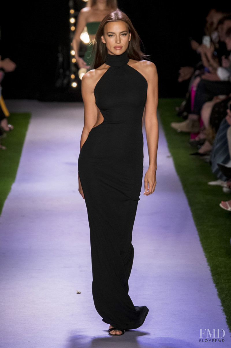 Irina Shayk featured in  the Brandon Maxwell fashion show for Spring/Summer 2020