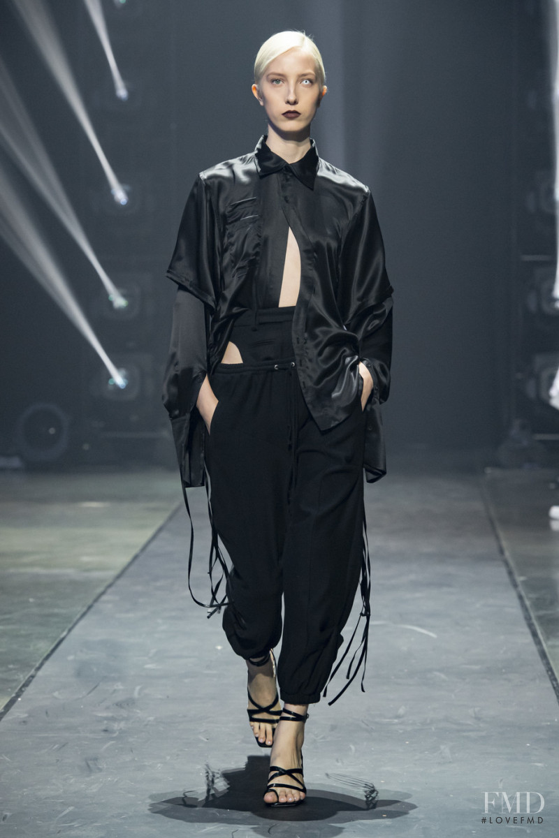 Sasha  Komarova featured in  the VFiles fashion show for Spring/Summer 2020