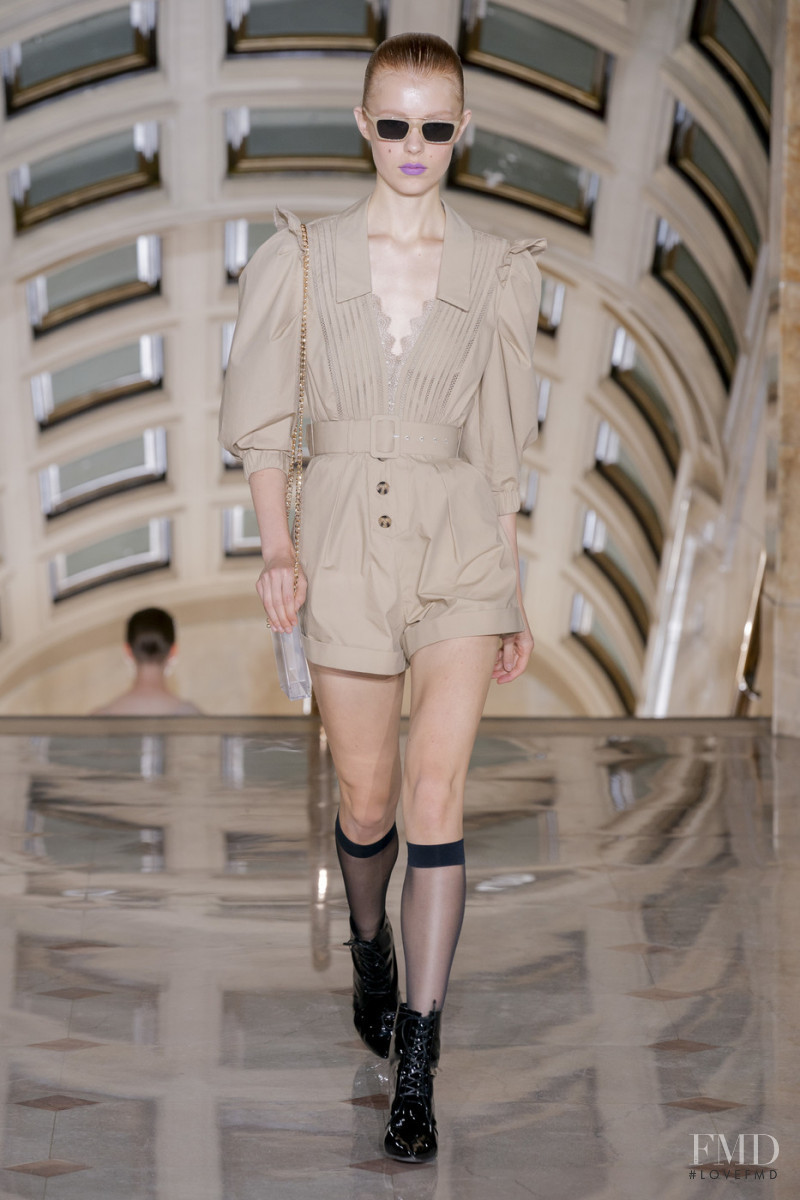 Yeva Podurian featured in  the Self Portrait fashion show for Spring/Summer 2020