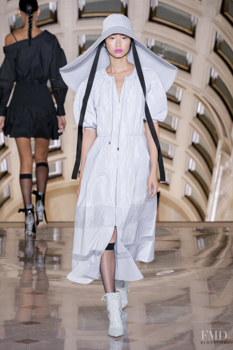 HoYeon Jung featured in  the Self Portrait fashion show for Spring/Summer 2020