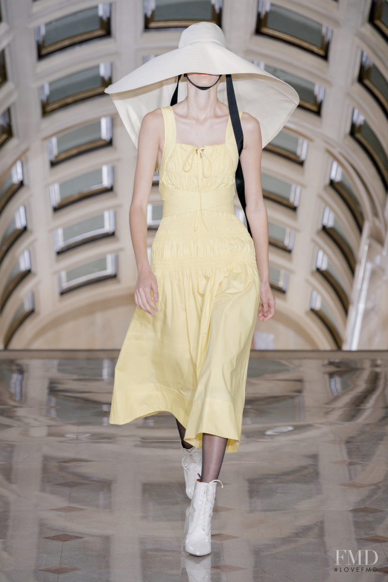 Alberte Mortensen featured in  the Self Portrait fashion show for Spring/Summer 2020