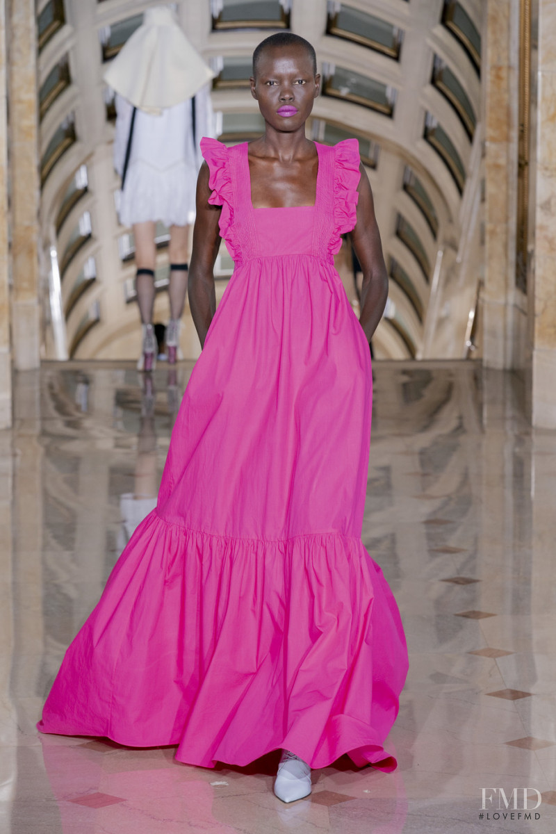 Grace Bol featured in  the Self Portrait fashion show for Spring/Summer 2020
