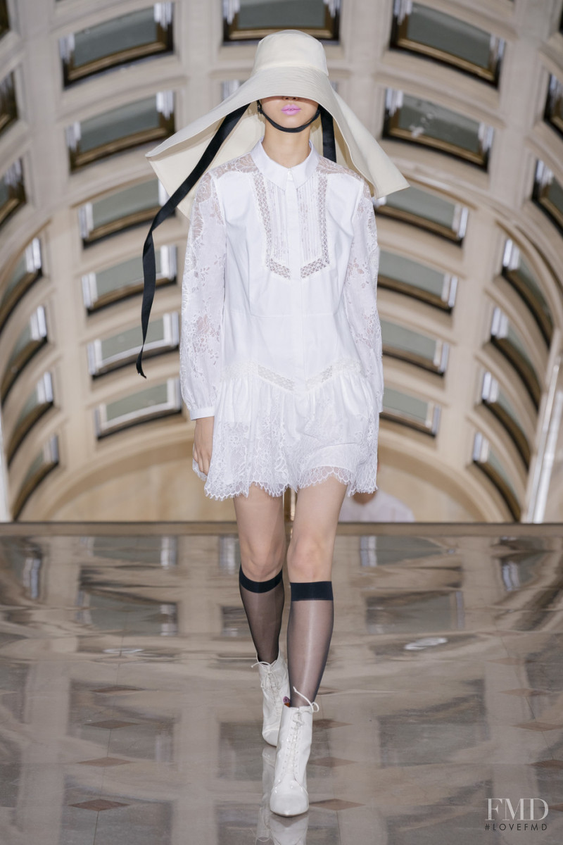 Yoon Young Bae featured in  the Self Portrait fashion show for Spring/Summer 2020