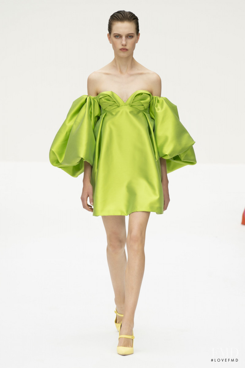 Nikki Tissen featured in  the Carolina Herrera fashion show for Spring/Summer 2020